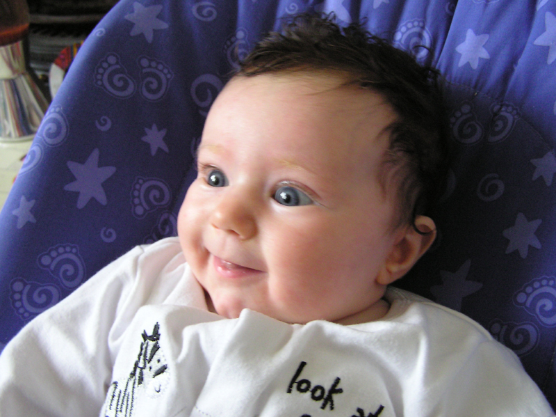 Ivy smiles for the camera 19/5/07
