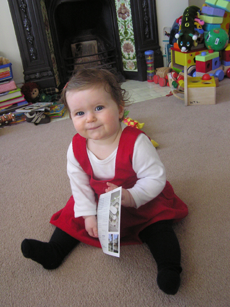 Ivy in her good dress
